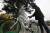청와대 앞 분수대 광장에 마련된 서울시 공공자전거 &#39;따릉이&#39;. 김상선 기자 