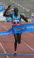 중앙서울마라톤 풀코스 엘리트 부문 1위에 오른 케냐의 로노가 결승선을 통과 하고 있다. 김춘식 기자 