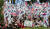 트럼프 미국 대통령이 7일 방한했다. 트럼프 환영집회에 참가한 사람들이 세종로 일민미술관앞에서 태극기와 성조기를 흔들고 있다. 강정현 기자.