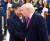 9일 오전 중국 베이징 인민대회당에서 열린 도널드 트럼프 미국 대통령 방중 환영행사에서 시진핑 중국 국가주석과 트럼프 대통령이 악수를 하며 귓속말을 하고 있다. [연합뉴스]