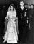 1947년 런던 웨스트민스터 대성당에서 치러진 엘리자베스 여왕과 필립공의 결혼식 사진. [사진 중앙포토]