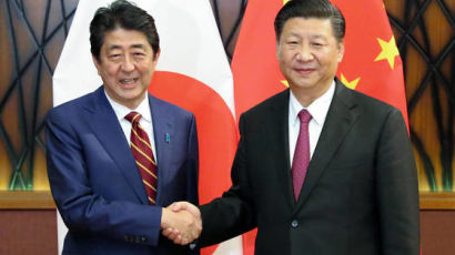 시진핑·아베, “한·중·일 정상회의 조기 개최” 합의