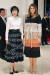 일본 순방 당시 도쿄 긴자의 미키모토 매장에서의 멜라니아 패션. 화려한 배색이 돋보이는 코트에 베이지색 마놀로 블라닉 힐을 매치했다. [연합뉴스]