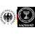독일 연방정보부(BND)와 이스라엘 모사드 로고.