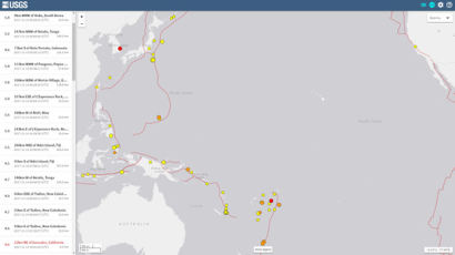 '포항 규모 5.4 지진'…아시아 지역 '불의고리'서 하루새 '규모 4.5 이상' 9건