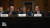 미국 상원 외교위원회가 14일 개최한 대통령의 핵무기 발사명령 권한 청문회에 참석한 증인들.[유튜브 촬영]