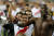 페루의 알도 코르소가 16일 페루 리마에서 열린 러시아월드컵 대륙간 플레이오프에서 뉴질랜드를 상대로 승리한 뒤, 환호하고 있다. [AP=연합뉴스]