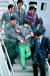 1987년 대한항공(KAL) 858기 폭파사건 용의자로 체포된 김현희(당시 25세)가 그해 12월 15일 흰색 마스크를 쓴 채 호송요원들의 부축을 받으며 서울 김포공항을 통해 입국하고 있다. [중앙포토] 