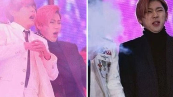 6 Photos of Adorable Scaredy-cat Idols On Stage Make Fans Laugh