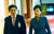 박근혜 전 대통령과 황교안 전 법무부 장관. [중앙포토]