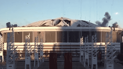 [영상] '마치 녹아내리듯' 사라진 美 애틀랜타올림픽 돔 경기장