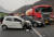 22일 오전 8시 15분께 경기도 가평군 설악면 서울양양고속도로 서울방면 이천터널에서 13중 추돌사고가 발생해 일대가 극심한 교통혼잡을 빚고 있다.[연합뉴스]