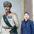 북한 화가가 그린 사다트 초상화. 그 옆은 박보균 대기자.