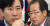 하태경 바른정당 의원(좌)과 홍준표 자유한국당 대표(우) [중앙포토]