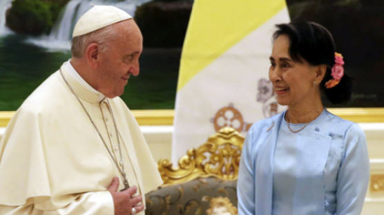 교황, 미얀마 연설서 ‘평화’를 말했지만 ‘로힝야’는 뺐다