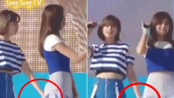 How Jungyeon Saves Tzuyu from Embarrassing Wardrobe Malfunction on Stage