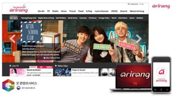 아리랑TV 온라인 서비스, 굿 콘텐트 서비스 인증