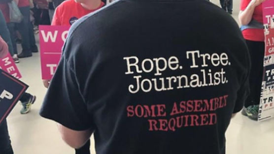 월마트 ‘언론인, 나무에 목 매달라’ 문구 티셔츠 판매 논란 