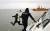 해양경찰 구조대원들이 3일 낚싯배 전복 사고 현장인 오전 인천 영흥도 인근 해상에서 실종자 수색작업을 위해 바다로 뛰어들고 있다. [사진 인천해경]