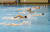 진천선수촌 실내 수영장에서 수구 국가대표 선수들이 20m 왕복 수영 연습을 하고 있다. 프리랜서 김성태
