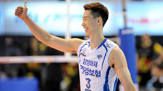 삼성화재 박철우, 58개월 만에 라운드 MVP 