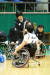 휠체어 농구는 경기 중 타이어 펑크가 자주 발생한다. 교체는 50초 안에 해야 한다. 장진영 기자