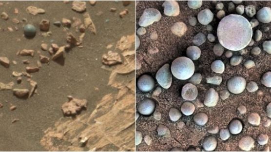 '전쟁 증거?' 화성서 발견된 포탄 모양 둥근 물체, 정체는