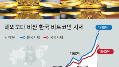 비트코인 광풍 … 한국은 ‘그라운드 제로’