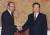 1998년 12월 김대중 대통령(오른쪽)을 예방 한 윌리엄 페리 전 미국 대북정책 조정관. [중앙포토]