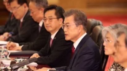 시진핑 만난 문재인 “韓中, 세계평화 위한 운명적 동반자”