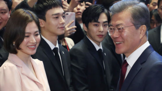 South Korean President Moon Jae-in Accompanied by EXO and Song Hye-kyo on His First State Visit to China