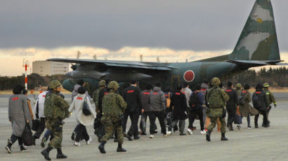 [사진] 자위대, 해외 일본인 구출훈련