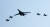 한국 상공을 날고 있는 미국의 전략폭격기 B-1B. [중앙포토] 
