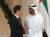 임종석 대통령 비서실장이 10일(현지시각) UAE의 왕세제와 만나고 있다. [청와대]