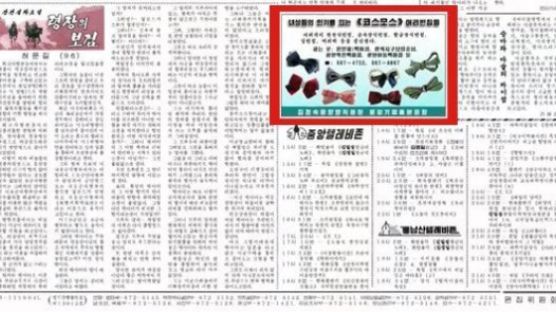 [사진 속 평양코드] 북한 신문에 여성 머리핀 광고가… 