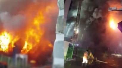 9층 건물 집어삼킨 화염…‘제천 화재’ 현장 영상 보니