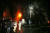 21일 오후 충북 제천시 하소동 피트니스센터에서 불이 나 소방대원들이 화재 진압을 하고 있다. [연합뉴스]