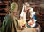 염수정 추기경이 성탄전야인 24일 자정 서울 명동성당에서 아기 예수님을 모시고 구유경배를 하고 있다. [연합뉴스]