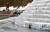 3 일 애틀란타 다운타운의 얼어 붙은 물 분수대. [AP=연합뉴스]