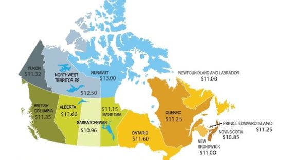 캐나다서도 최저임금 인상 논란…"일자리 6만개 감소"