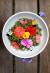 삼색제비꽃, 베고니아 등 식용 꽃을 버무린 꽃비빔밥. 2018년에는 꽃을 활용한 음료와 음식이 더 다양해질 전망이다. [중앙포토]