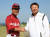 선동열(55·사진 오른쪽) 야구 국가대표팀 감독, 은사인 호시노 센이치(왼쪽) 일본 프로야구 라쿠텐 골든이글스 부회장.