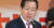 홍준표 자유한국당 대표가 9일 오후 서울 여의도 당사에서 열린 &#39;2018 청년 신년인사회&#39;에 신년인사를 하고 있다. [연합뉴스]