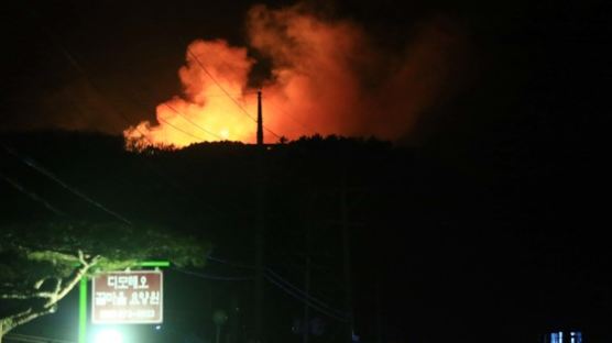 사찰 스님 등 30여명 대피시킨 산불…바람 잦아들면서 소강