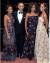 오바마 전 미국 대통령 가족. 왼쪽부터 둘째딸 사샤, 버락 오바마 내외, 큰딸 말리아. 