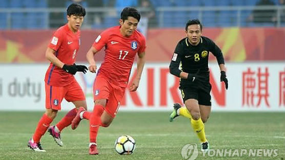 [U-23 챔피언십] 한국, 우즈벡에 추가 실점…1-2로 연장 후반전 돌입