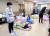 구조된 뒤 병원 인근 장례식장으로 대피해 있는 요양병원 환자들. [연합뉴스]