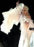  제60회 그래미 시상식에서 파격 의상으로 유명한 가수 레이디 가가가 &#39;타임스업&#39;을 지지하는 흰 드레스를 입고 공연에 나섰다. [AP=연합뉴스]