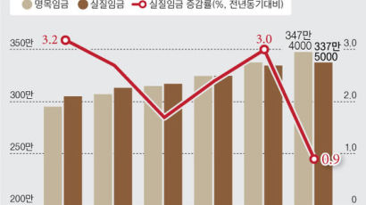 작년 임금 117만원 올랐다는데 물가 인상 따지니 겨우 36만원