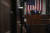  도널드 트럼프 미국 대통령이 30일 (현지시간) 워싱턴 의사당에서 취임 후 첫 국정연설을 하고 있다. [AP=연합뉴스]